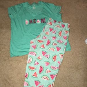 Watermelon pajama set🍉